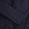 WRIGHT-PLAID Single Breasted Two Button Notch Fully Fashioned Plaid Suit Jacket