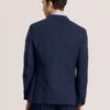 WRIGHT Single Breasted Two Button Notch Flat Front Plaid Jacket