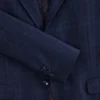WRIGHT Single Breasted Two Button Notch Flat Front Plaid Jacket