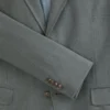 WRIGHT Single Breasted Two Button Notch Flat Front Plaid Jacket