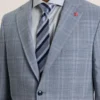 WRIGHT Soft Check Modern Fit Wool Suit Jacket
