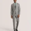 WRIGHT Soft Check Modern Fit Wool Suit Jacket