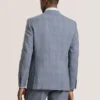 WRIGHT Soft Check Modern Fit Wool Suit Jacket