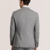 WRIGHT-STRIPE Striped Wool Modern Fit Suit Jacket