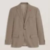 WRIGHT Subtle Check Modern Fit Wool Suit Jacket