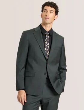 WRIGHT-TWILL Twill Suit Jacket