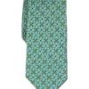 WRIGHTT Floral Tile Print Silk Tie