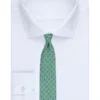 WRIGHTT Floral Tile Print Silk Tie