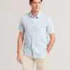WRYTE Short Sleeve Linen Cotton Woven Shirt