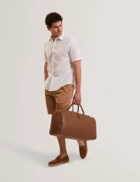 WRYTE Short Sleeve Linen Cotton Woven Shirt