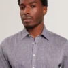 WRYTE Short Sleeve Linen Cotton Woven Shirt