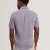 WRYTE Short Sleeve Linen Cotton Woven Shirt