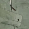 WYNELL Suede Zip-Through Utility Jacket