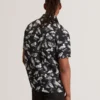 YAMAL Duck Print Cotton Short Sleeve Shirt