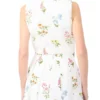 YORK Cotton Floral Sleeveless Cropped Shirt