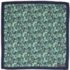YORKPS Scrolling Floral Satin Pocket Square