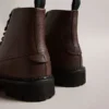 ZIGMOND Leather Lace Up Boots