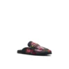 ZOLA ICON Floral Print Textured Mule Loafers