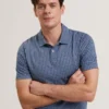 ZUMURUD Tile Print Cotton Short Sleeve Shirt