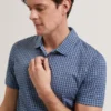 ZUMURUD Tile Print Cotton Short Sleeve Shirt